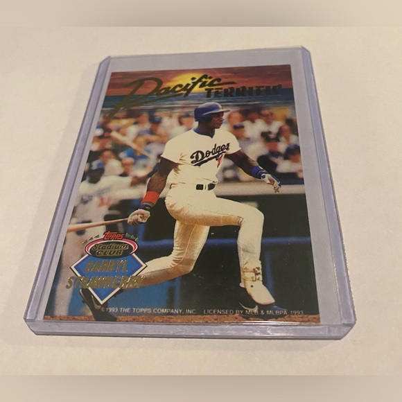 Ken Griffey Jr. /Darryl Strawberry 1993 Pacific Terrific Baseball Card - Picture 4 of 4